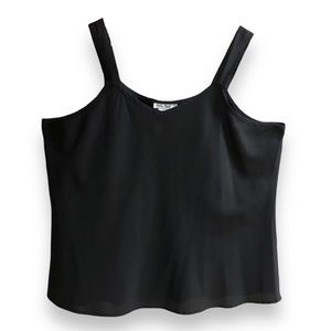 ULLA POPKEN Relaxed Fit Wide Strap V Neck Camisole